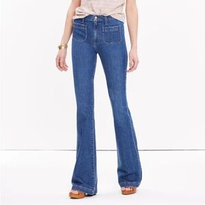 Madewell Classic Blue Flare Jeans